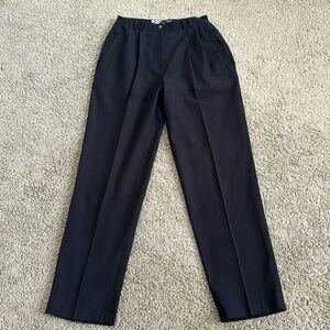 Jamie Sadock Women’s s Pleated Front Black Polyester Golf Pants Size 6